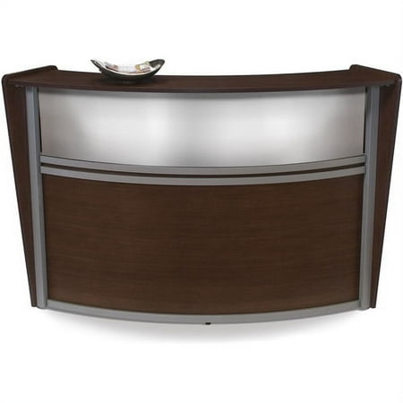 OFM Marque Single Plexi Station (Component 1)  Walnut