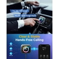 thumbnail image 6 of JOYROOM Bluetooth 5.3 Car Wireless FM Transmitter Adapter, 3-Port PD & QC 3.0 USB C Charger, Radio Aux Handsfree Car Kit, Music Player with Air Vent Clip, 6 of 10