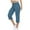 Blue, variant on Women Cargo Capris Hiking Pants Summer Casual Drawstring High Waisted Sweatpants Loose Capri Pants With Pockets Tan Linen Pants Women Maternity Pants for Women Business Casual Casual Loose Pants for