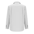thumbnail image 4 of SHTXOZHI Men's Button Down Long Sleeve Shirts Casual Work Formal Shirt Tops with Pocket, 4 of 5