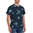thumbnail image 5 of Rocae Beautiful Butterflies for Men's Moisture-Wicking Crew Tee - T-Shirt for Sports, Outdoor Activities, and Casual WearMedium, 5 of 9