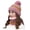 Pink, variant on Womens Earmuffs Add Flocking Thermal Cycling Warm Winter Hat Knitting Scarf Hat Womens Baseball Caps Beach Hat Organizer for Baseball Caps Baseball Caps Men Plain Baseball Cap Girls Trucker Hat Large