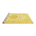 thumbnail image 2 of Ahgly Company Machine Washable Indoor Round Persian Yellow Traditional Area Rugs, 7' Round, 2 of 4