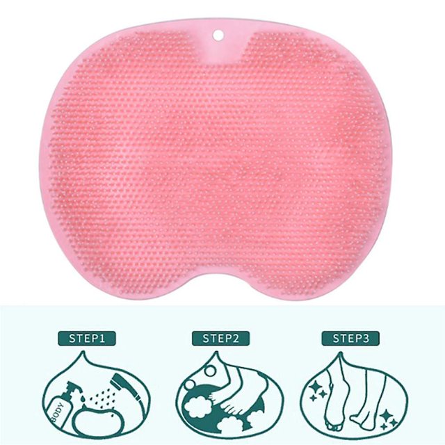 Ducha Masajeador de pies Depurador Masajeador de limpieza Cepillo de fregado antideslizante Depurador de pies Estera de masaje para una relajación saludable Spa Exfoliación limpia y profunda. Afortunado Sencillez