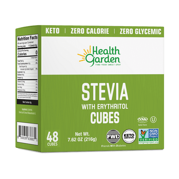 Health Garden 8831 Health Garden Stevia Erythritol Cubes 48 ct.