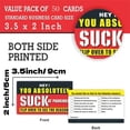 thumbnail image 3 of Fake Parking Tickets, Bad Parking Cards, 3.5X2 In, Funny Gag Gifts, Prank, Black Red Yellow, 50 Pc, 3 of 8
