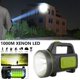 thumbnail image 3 of Antorcha LED ultrapotente recargable por USB 135000 lúmenes 6000 mah con luz lateral Linterna impermeable de alta potencia para emergencias senderismo camping caza, 15,8*8,5 cm, 3 of 5