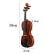 thumbnail image 3 of Violin 4/4 Violin,Music Instruments for Adults Child Violin, with Hard Case, Bow,Great for Beginner, 3 of 5