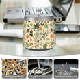thumbnail image 6 of Yayeee Ashtray with Lid for Cigarette Smokeless Stainless Steel Home Ash Holder, Leaves Pattern, 6 of 7