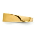 thumbnail image 3 of 14K Yellow Gold Ring Band Signet 5.5x10.5mm Closed Back, Size 5, 3 of 5