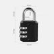 thumbnail image 2 of Candado de combinación de 3 dígitos para equipaje de viaje, mochila escolar, candado de seguridad antirrobo de metal, candado de seguridad para caja de herramientas, 2 of 4