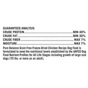 Pure Balance Wild & Free Freeze-Dried Dog Food, Chicken Recipe, 16 oz