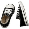 thumbnail image 4 of Boys and Girl Low Top Canvas Kids Lace up Sneakers, 4 of 8