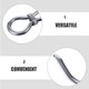 thumbnail image 1 of ADDHAT 2Ud Gancho Doble Para De Inoxidable Gancho Portátil Resistente, 1 of 8