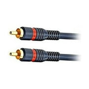iMBAPrice 50 feet 3.5mm Stereo Audio Cable, Mini Plug - 2 RCA Stereo Y-Cable, Hook up PC to Speakers