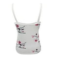 thumbnail image 4 of adviicd Womens Tank Tops Loose Floral Print Blouses Womens Round Neck Casual T Shirts Fit Sleeveless Vest, 4 of 5