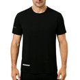 thumbnail image 2 of Mens Short Sleeve Shirts, Men's Cooling Ice Silk Running Shirts Quick Dry Short Sleeve Athletic Gym T-Shirts Outdoor Workout Tshirts, 2 of 7