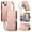 Pink, variant on For Apple iPhone 17 Pro Max Wallet  Phone Case-PU Leather  Bowknot Magnetic Flip Cover with Card Slots,Zipper Pocket & Detachable Wrist Strap,Shockproof,Black,For iPhone 17 Pro Max