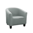 thumbnail image 3 of Stretch Barrel Chair Slipcover, Elastic Armchair & Club Chair Cover, Removable Furniture Protector for Living Room & Bedroom, 3 of 3