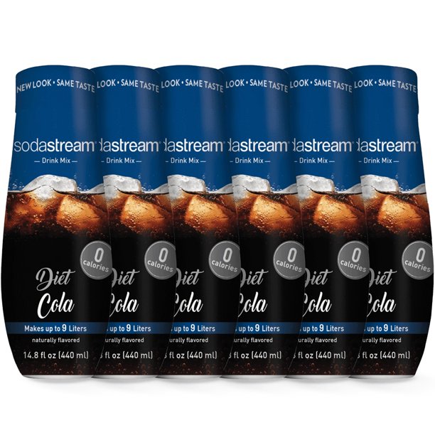 SodaStream Diet Cola Drink Mix, 6 Count, 440 mL