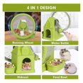 thumbnail image 4 of 4 in 1 Quiet Hamster Exercise Wheel, Multi Functional Green, 4 of 5