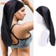 thumbnail image 2 of Gorro de dormir de satén suave para mujer, gorro trenzado de pelo largo, cómodo, Color sólido, trenzas de rastas de pelo largo, 2 of 4
