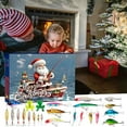 Avdjesfny Advent Calendar Fishing Christmas Countdown, 24 Days Fishing ...