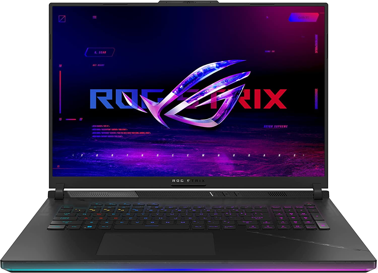 ASUS ROG Strix SCAR 18.4in 240Hz WQXGA Gaming Laptop (Intel i9-13980HX  24-Core, GeForce RTX 4090 16GB, 64GB DDR5, RGB Backlit KYB, Thunderbolt 4,  WiFi 