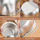 thumbnail image 2 of 4-in-1 stainless steel rice washer strainer bowl for various foods, 2 of 5