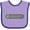 Lavender and Purple, variant on Inktastic Achievement Unlocked: New Character Created Boys or Girls Baby Bib