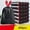 Black, variant on Large Roll Pull-String Trash Bags, Thickened PE Material, 50 Count, for Kitchen and Office Waste Management