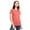 CORAL, variant on US Blanks Ladies' Made in USA Short Sleeve Crew T-Shirt - US100