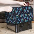 thumbnail image 6 of Rateoe Blue Butterfly Pattern Toaster Covers 4 Slice Wide Slot,Bread Machine Cover,Bread Dust Cover & Fingerprint Protection,Appliance Covers, 6 of 6