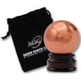 thumbnail image 3 of 2" Copper Sphere 99.9% Pure Solid Element Orb with Certificate of Authenticity, 3 of 3