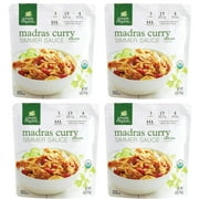 Simply Organic Madras Curry Simmer Sauce 6Oz Certified Organic Indian Dishes Chicken Vegetable Quick and Easy Seasoning Cooking Asian Dishes Home Kitchen Restaurant Essential Catering Events Pack of 4