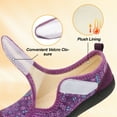 thumbnail image 3 of Barerun Women's Wide Diabetic Slippers Adjustable for Swollen Feet Indoor Outdoor House Shoes, 3 of 6