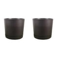 thumbnail image 1 of (2-Pack) Rinsvye 8" Plants Pots indoor Flowerpot Lamp Black Plastic Flower Pots with Drainages Holes and Flower indoor Saucers Modern Planters for indoor Plants Succulents Flowers Outdoor Clearances, 1 of 8