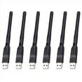 thumbnail image 1 of 6X Tarjeta Inalámbrica RT5370 Portátil 2.4G 150Mbps Adaptador WiFi USB Antena Wifi Receptor WiFi USB para PC y TV Box, 1 of 5