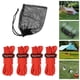 thumbnail image 5 of Zelt-Windseile Mit Spannern, Kordelversteller, 4 Reflektierendes Seil Für Camping, Wandern, Überdachung, Outdoor-Aktivitäten rojo, 5 of 9