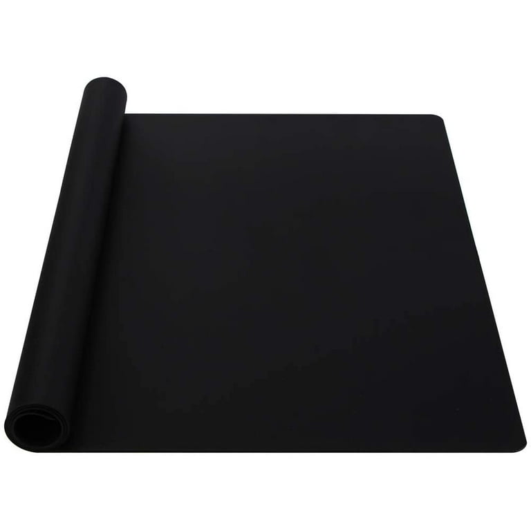 Extra Large Silicone Mat For Countertop, Multipurpose Nonstick Heat  Resistant Mat 23.6 x 15.7 for Baking, Rolling Dough, Fondant, Resin  Expoxy, Craft, Jewerly (Black) 