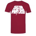 thumbnail image 1 of Star Wars - Camiseta Logotipo Retro de Algodón para Hombre (Burdeos), 1 of 2