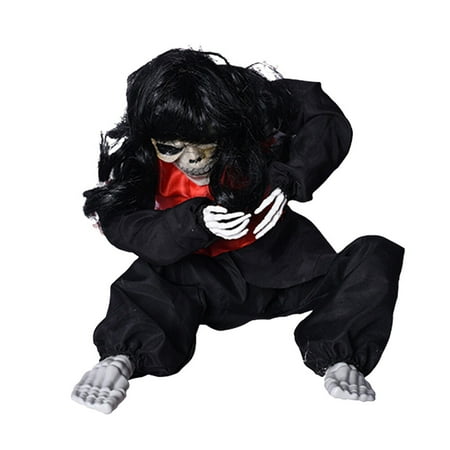

Black and Red Halloween Crying Ghost Creepy Scary Vibrative Ghost Halloween KTV Bar Layout Ornaments Party Supplies Haunted Hous