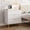 White, variant on Modern 3 Drawer Dresser for Bedroom with Gold Handle, Wood Double Chest of Drawers and Storage Organizer for Living Room, Hallway, Entryway