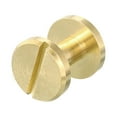 thumbnail image 4 of Unique Bargains 10x8mm Flat Studs Rivet Binding Rivets Screw Back Rivets DIY 15 Pack, 4 of 4