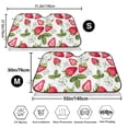 thumbnail image 3 of Picia Strawberry1 Curved Windshield Sunshade Accordion Folding Style Auto Shade for Car Truck SUV Van Blocks UV Ray Sun Visor Protector -, 3 of 7