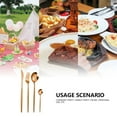 thumbnail image 3 of 24 Pieces Silverware Set for 4 Stainless Steel Flatware Set Tableware Set Include Forks Knives Spoons Cutlery Set for Home Kitchen and Restaurant Party Dishwasher Safe, 3 of 8