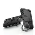 thumbnail image 2 of Feishell Fit for iPhone 16 Plus Magnetic Case Compatible with Magsafe,Shockproof Slim Invisible Ring Holder Kickstand Support Car Mount Camera Lens Film Protection Phone Case,Black, 2 of 7