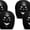 F Type, variant on Ghost Face Headrest Covers, Scary Face Printing Auto Seat Universal Halloween Elastic Models Headrest Protector-Eye Effects Cover Funny Decoration for Car Interior Vehicle Truck SUV (A Type, 2PCS)