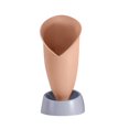 thumbnail image 1 of ¡Oferta! Soporte para utensilios de cocina Huayishang, escurridor de cubiertos, recipiente de acero inoxidable, color naranja. ¡Oferta de liquidación!, 1 of 1