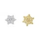 thumbnail image 2 of Qarigey Broche de copo de nieve de Navidad para mujer, broches de diamantes de imitación para el pecho, decoraciones para niñas, joyería Ropa, zapatos y accesorios Miscelánea Blanco plateado, 2 of 6